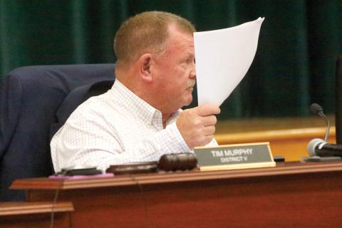 Columbia County Commission Chairman Tim Murphy said the county’s economic development efforts are ‘100% not working.’ (JAMIE WACHTER/Lake City Reporter)