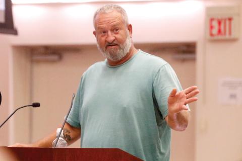 Columbia County resident Matthew Hare said the county’s blended rate approach to the solid waste contract ‘makes zero sense.’ (JAMIE WACHTER/Lake City Reporter)