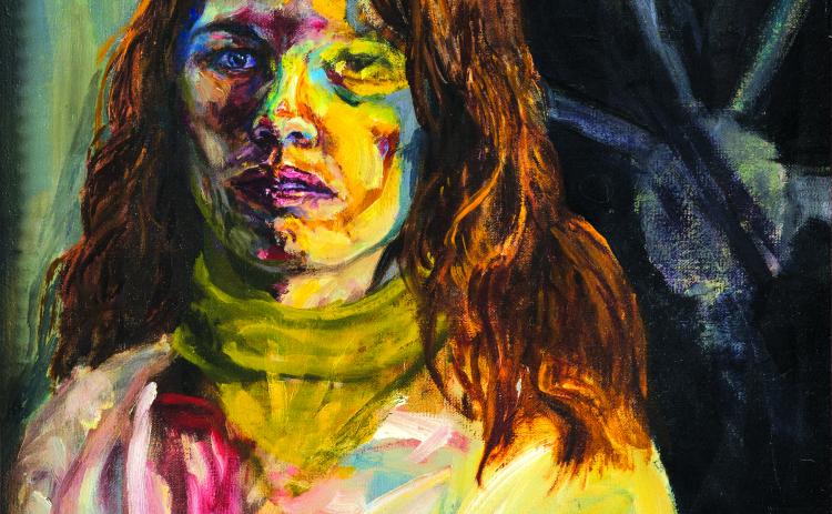 “Schizo,” the painting. (COURTESY)