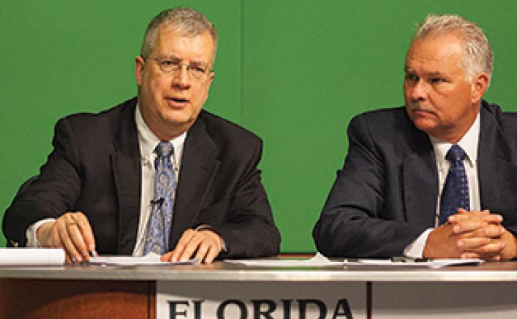 Lake City Reporter editor Robert Bridges speaks at a previous forum. (FILE)