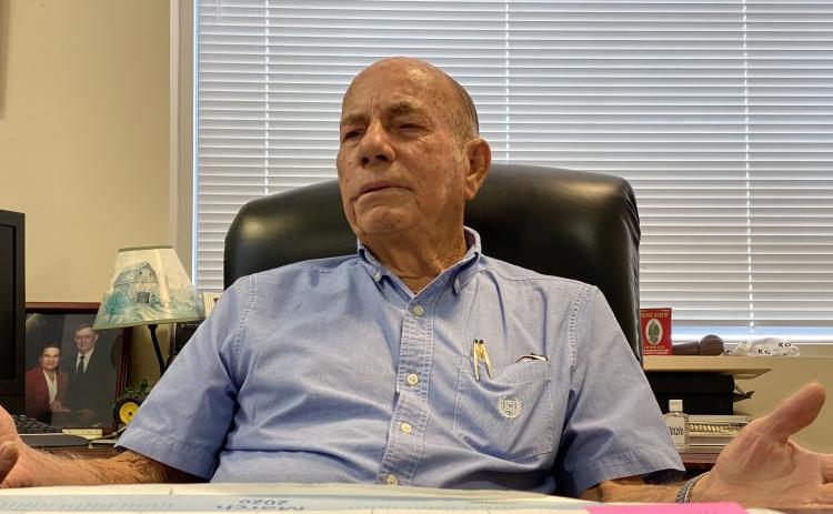 Lamar Jenkins will retire at the end of the year after serving 48 years as Suwannee County property appraiser. (JAMIE WACHTER/Lake City Reporter)