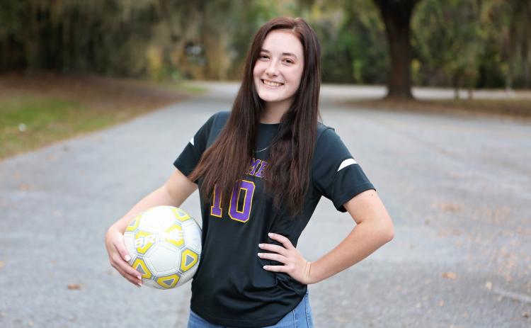 Kirsten Garner set a Columbia record with 27 goals in her senior season. (MANDI SLOAN/Special to the Reporter)