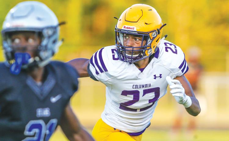 Columbia safety Dante Brown in coverage against Bartram Trail during the 2019 spring game. (FILE)
