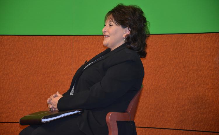 Tina Seifert, candidate for State Attorney in the Third Circuit, called into question some of the death penalty cases that John Durrett worked on. (CARL MCKINNEY/Lake City Reporter)