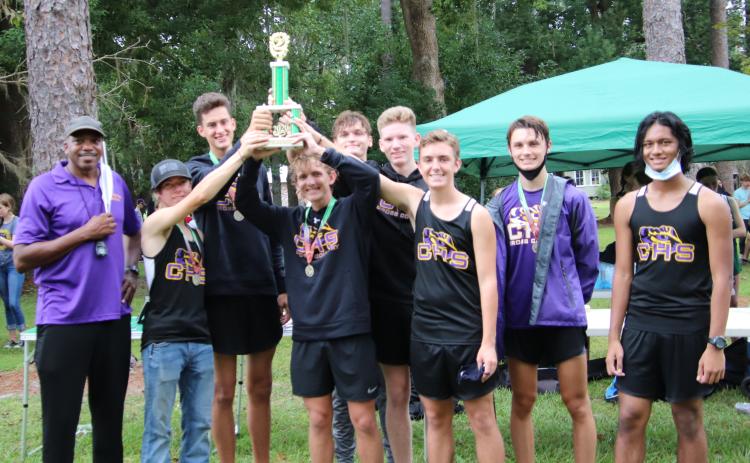Columbia’s boys cross country team took home first place on Saturday at the Suwannee County Invitational, placing five runners in the top 10.