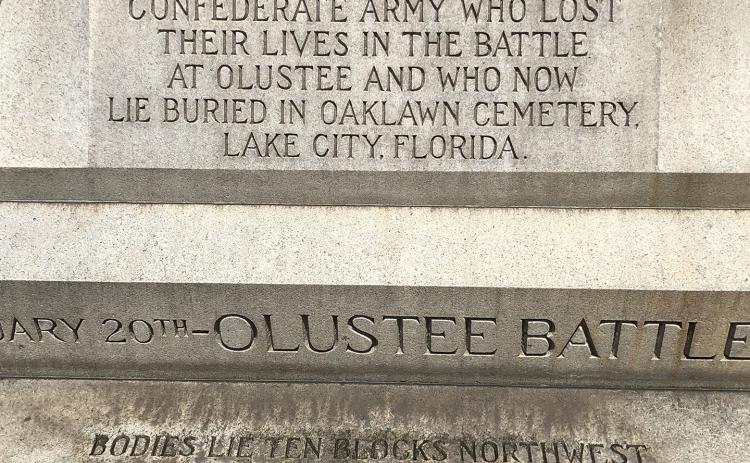 The Battle of Olustee Confederate monument has caused a dispute into the ownership of Olustee Park. (FILE)