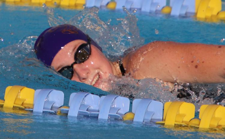 Mackenzie Conklin won the 200 freestyle and 500 freestyle individually. (SHELBY CONKLIN/Special to the Reporter)