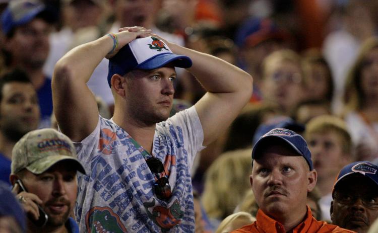 The Florida Gators' Ben Hill Griffin Stadium will look very different this year because of the coronavirus pandemic. (ST. PETERSBURG TIMES/TNS)