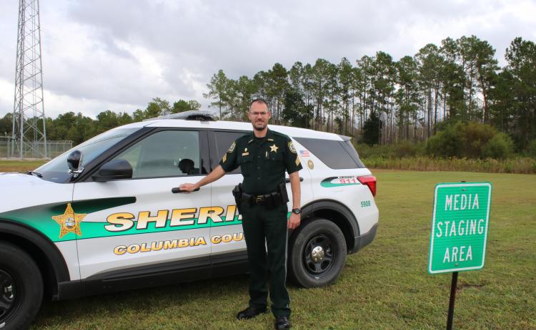 Sgt. Steven Khachigan is the new public information officer at the Columbia County Sheriff’s Office. (TONY BRITT/Lake City Reporter)