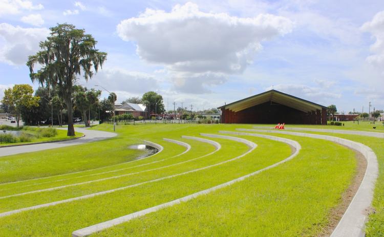 The development of Wilson Park in downtown Lake City, including completion of the ampitheater and the addition of a fountain on Lake DeSoto, was prioritized for grant funding by the city council Monday night over housing needs. (FILE)