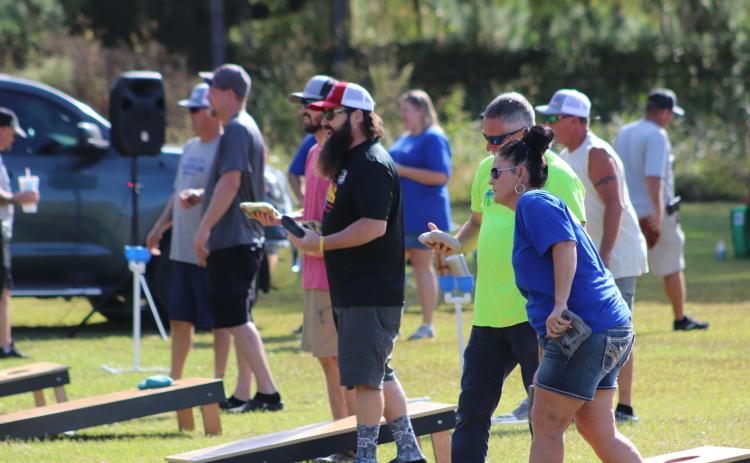 The third annual Suwannee Valley Cornhole Tournament raised more than $5,000 for the United Way of Suwannee Valley. The tournament, hosted by Suwannee Valley Electric Cooperative, had more than 30 teams take part.