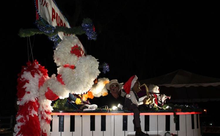 The Puppetone Rockers arrive at the Spirit of the Suwannee Music Park on Dec. 4 as part of the Christmas entertainment. Suwannee Lights opens this weekend and runs through Dec. 30. (COURTESY)
