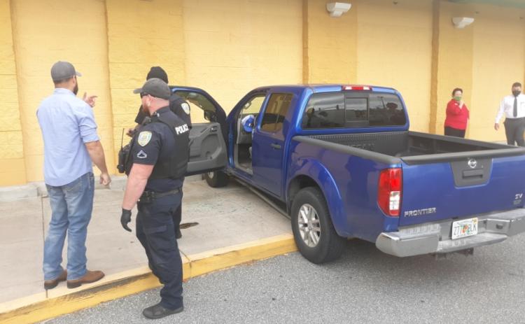 Good Samaritans may have helped save a man’s life Tuesday when he had a medical emergency while driving and ran into the Publix building. (COURTESY)