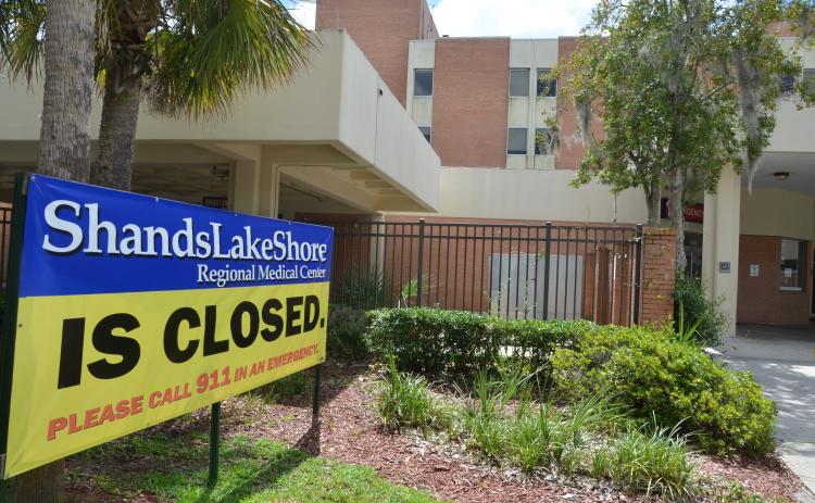 Shands Lake Shore Hospital has been closed since the end of August. The Lake Shore Hospital Authority is looking to schedule meetings soon with companies interested in providing services at the facility. (FILE)