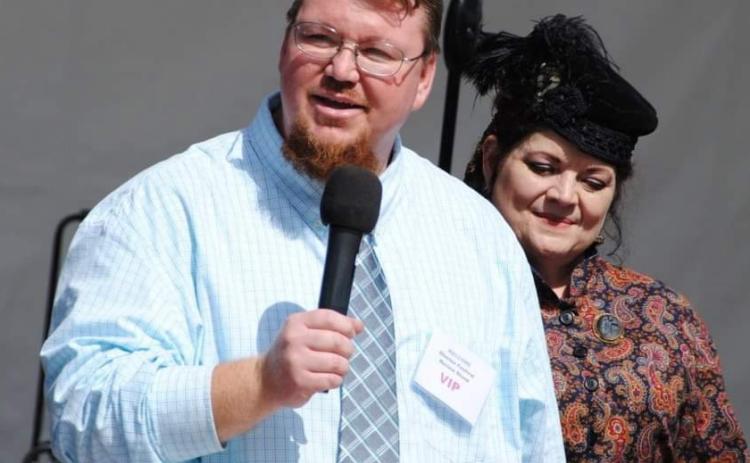 Christopher Esing, a local historian, has a knack for making history personal and special for people during presentations. (COURTESY)