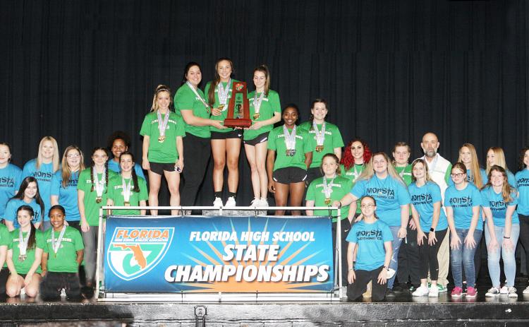 Suwannee won the Class 1A girls weightlifting state championship Friday at SHS, totaling 26 team points to beat Altha. (PAUL BUCHANAN/Special to the Reporter)