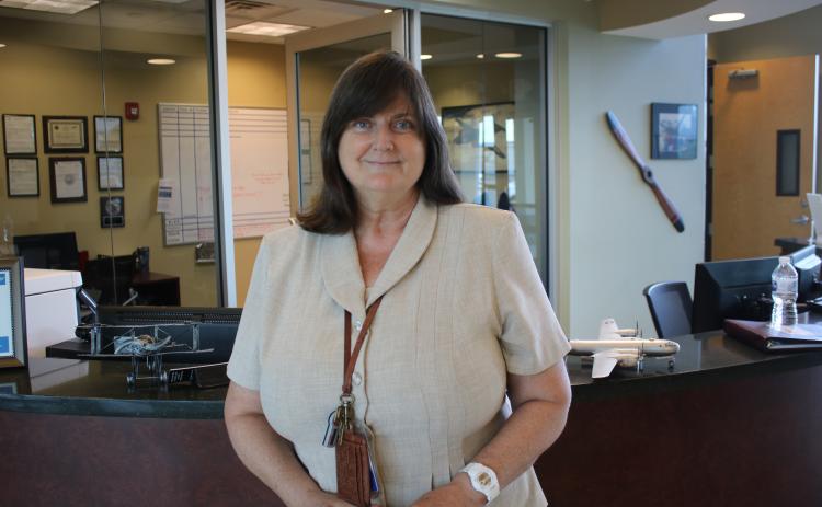 Lake City Gateway Airport manager Florence Straugh. (TONY BRITT/Lake City Reporter)