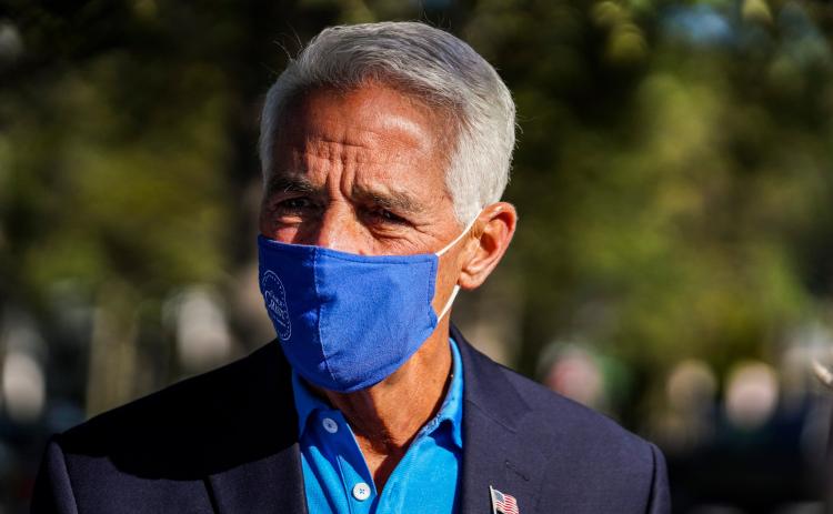 U.S. Rep. Charlie Crist, pictured on Election Day on Nov. 3, 2020, in St. Petersburg, announced Tuesday his campaign for governor in 2022. (MARTHA ASENCIO RHINE/Tampa Bay Times/TNS)