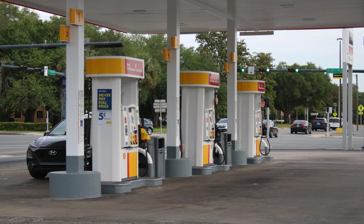 The temporary shutdown of the Colonial Pipeline did not have a major impact on Florida gas stations. (JAMIE WACHTER/Lake City Reporter)