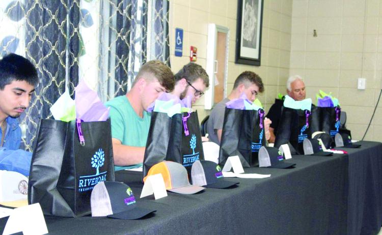 Students at Riveroak Technical College take part in the SkillsUSA National Signing Day event Tuesday. (COURTESY)