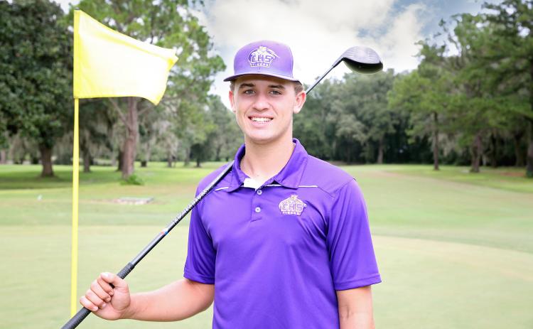 Last season’s LCR Boys Golfer of the Year Ty Folsom returns to lead Columbia. (MANDI SLOAN/Special to the Reporter)