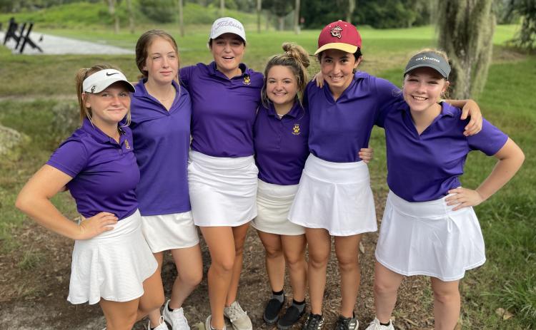 Columbia's girls golf team tied Buchholz in its season opener on Thursday. (JEN CHASTEEN/Special to the Reporter)