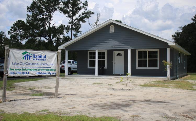 The Lake City/Columbia County Habitat for Humanity recently completed its ninth home and the organization held an open house event Friday, showing off the new home. The house, on Early Street, is a two-bed, two-bath home. (TONY BRITT/Lake City Reporter)
