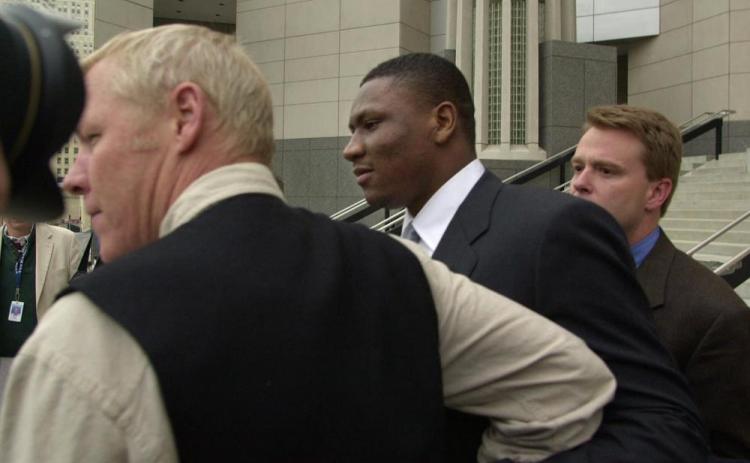 Former Lake City Christian Academy football coach Tamarick Vanover, pictured in 2000, is one of a few former NFL players who pleaded guilty for their roles in a nationwide healthcare fraud scheme, the U.S. Department of Justice announced on Tuesday. (AP FILE)