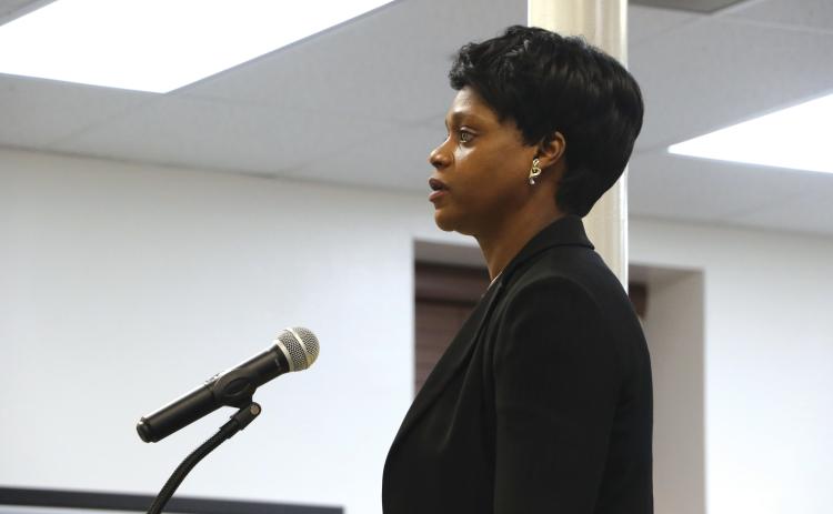 Coker hand-delivered copies of the document to each city council representative as well as Fred Koberlein, city attorney, during Monday’s meeting. (FILE)