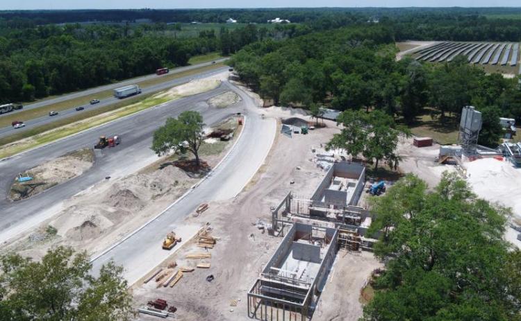 The rest areas along Interstate 10 in Columbia and Suwannee counties, just west of Interstate 75, are being replaced. That work will cause overnight lane closures on I-10, starting today. (COURTESY)