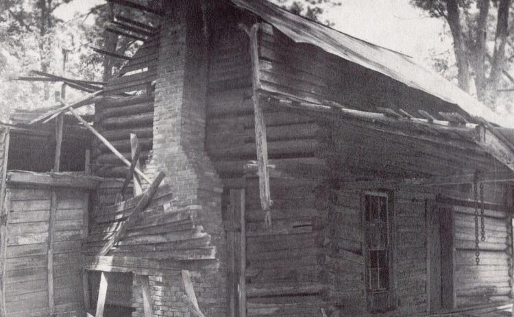 A photograph shows the homestead of William W. Marcum/Markham and Reithy Roberts, the daughter of Florida pioneer Zachariah Roberts. A recreation of the homestead will be featured at the Founders Day celebration. (COURTESY)