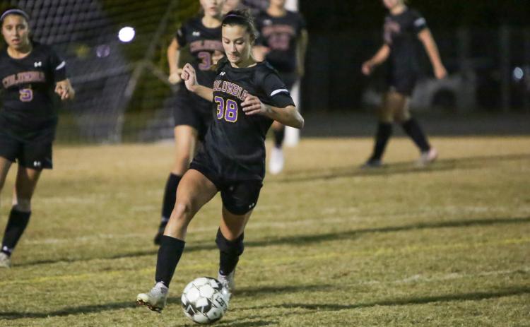 Last year’s LCR Girls Soccer Player of the Year Skyler Ziegaus will be counted on to score even more for the Tigers this season. (BRENT KUYKENDALL/Lake City Reporter)