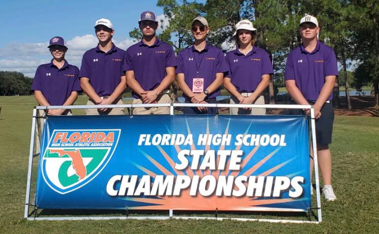 Columbia's boys golf team at the Class 3A State Tournament. (COURTESY)