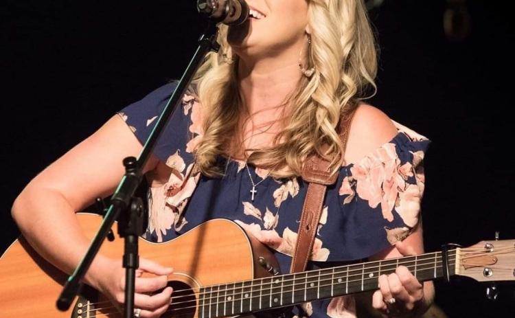 Sarah Trimm, a local country music artist, will perform Saturday for the first time on the SOS Cafe front porch. (COURTESY)