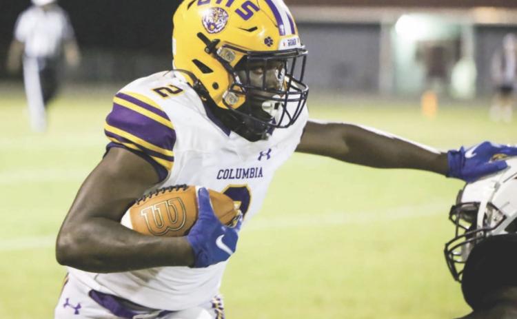 ia High School receiver Marcus Peterson, along with teammate Garris Reed and Suwannee linebacker Andrew Brown, received an invitation to play in the 66th annual FACA North-South All-Star game. (BRENT KUYKENDALL/Lake City Reporter)