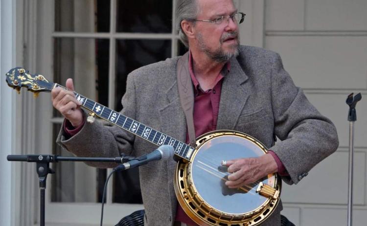 Skip Johns’ gold-adorned custom Gibson banjo arrived in Florida on Christmas Eve 1971. Fifty years later, Johns still is playing the instrument. (COURTESY)