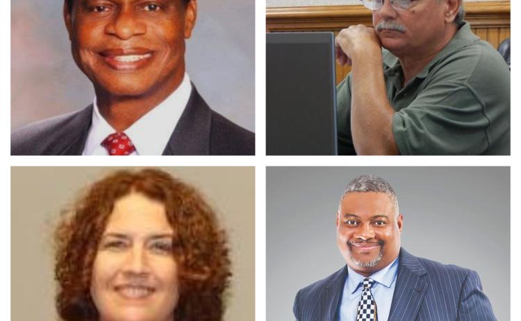 Akhimie (from top left, clockwise), Goodin, Williams and Tebo.