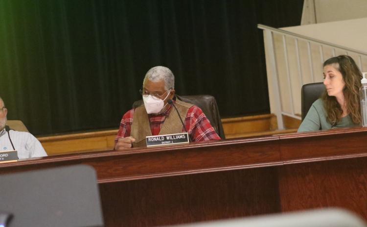 Commissioner Ron Williams said the county needs to continue moving ‘full speed ahead’ on utilities. (JAMIE WACHTER/Lake City Reporter)