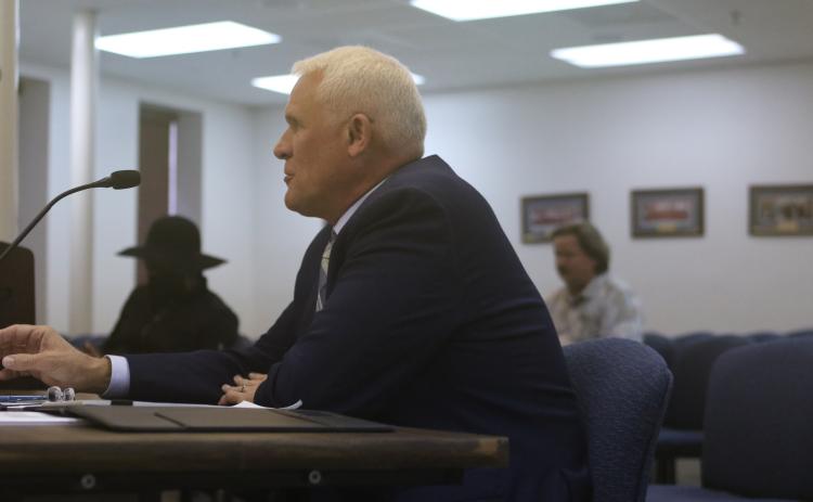 Glen Adams, a candidate for city manager, told the City Council on Saturday that it holds the key to the success of the next city executive. (JAMIE WACHTER/Lake City Reporter)