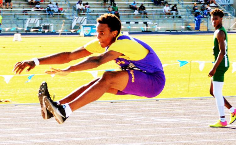 Columbia’s Seth Stockton returns this season after qualifying for state in the triple jump as a junior. (FILE)