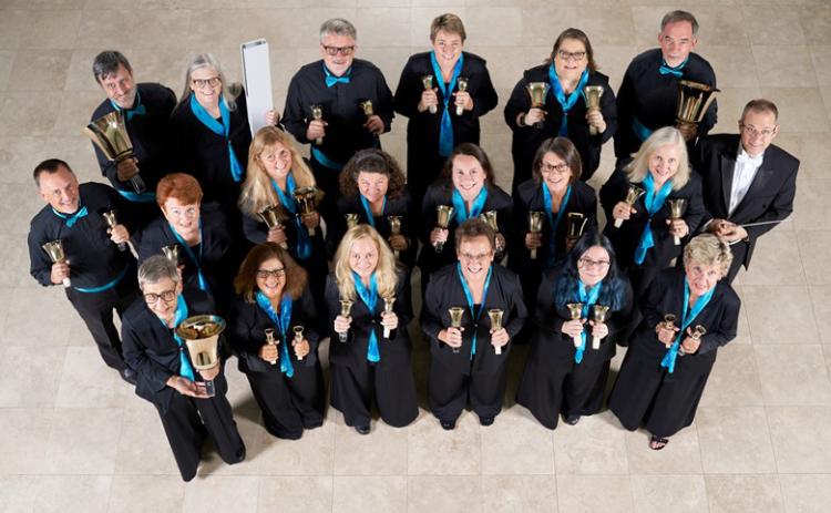 The Ring Sarasota Handbell Choir will perform music from stage and screen on March 25 at Columbia High School. (COURTESY)