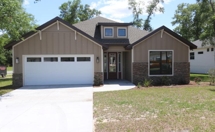 The house at 114 SW Silver Palm Drive in the Preserve is one of the stops on this year’s Parade of Homes. (JAMIE WACHTER/Lake City Reporter)