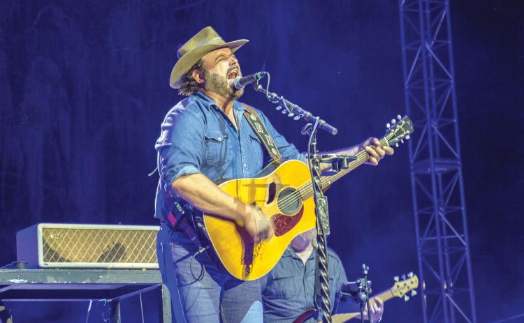 Randy Houser performs Saturday night at the Suwannee River Jam at the Spirit of Suwannee Music Park. (COURTESY SPIRIT OF SUWANNEE MUSIC PARK)