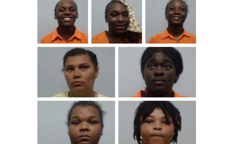 Bell (clockwise from top left), Byrd, Curry, Ridgeway, Shade, Stephens, and Thompkins