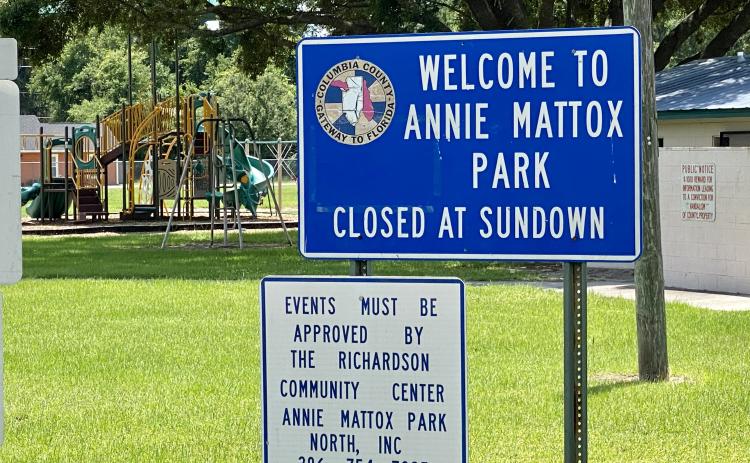 Grant funds that potentially could help the Annie Mattox Recreation Center, Inc., will be discussed by the Lake City Council at its regular meeting Monday night. (COURTESY)