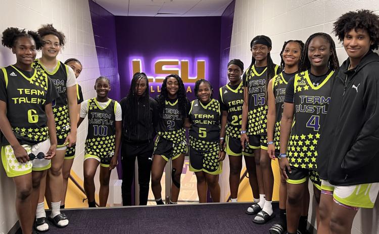 Strength, Talent and Hustle participated in a camp at LSU this month. (COURTESY)