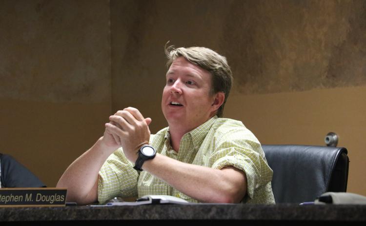 Lake Shore Hospital Authority board member Stephen Douglas said the property could be more valuable if the main hospital building is demolished. (MORGAN MCMULLEN/Lake City Reporter)