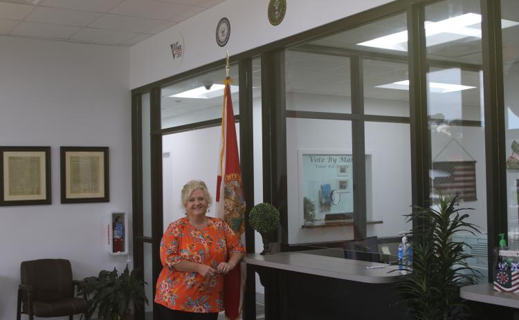 Columbia County Supervisor of Elections Tomi Brown said the renovations aren’t completely finished but any other work shouldn’t effect the upcoming election cycle. (TONY BRITT/Lake City Reporter)