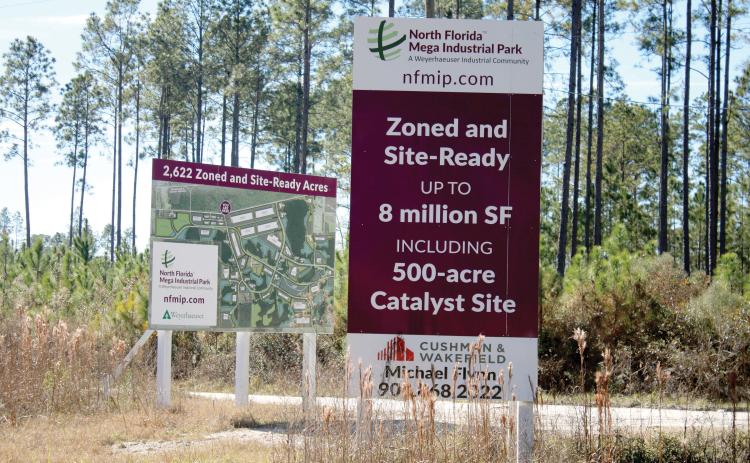 Water samples from test wells drilled for the North Florida Mega Industrial Park have had unacceptable levels of arsenic, causing issues for development at the park. (FILE)