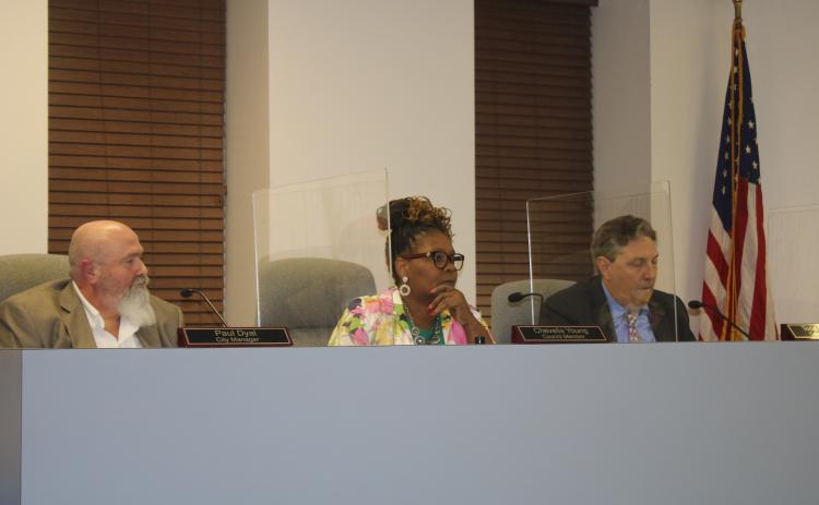 Lake City Manager Paul Dyal’s contract was approved by the City Council on Tuesday night. (TONY BRITT/Lake City Reporter)